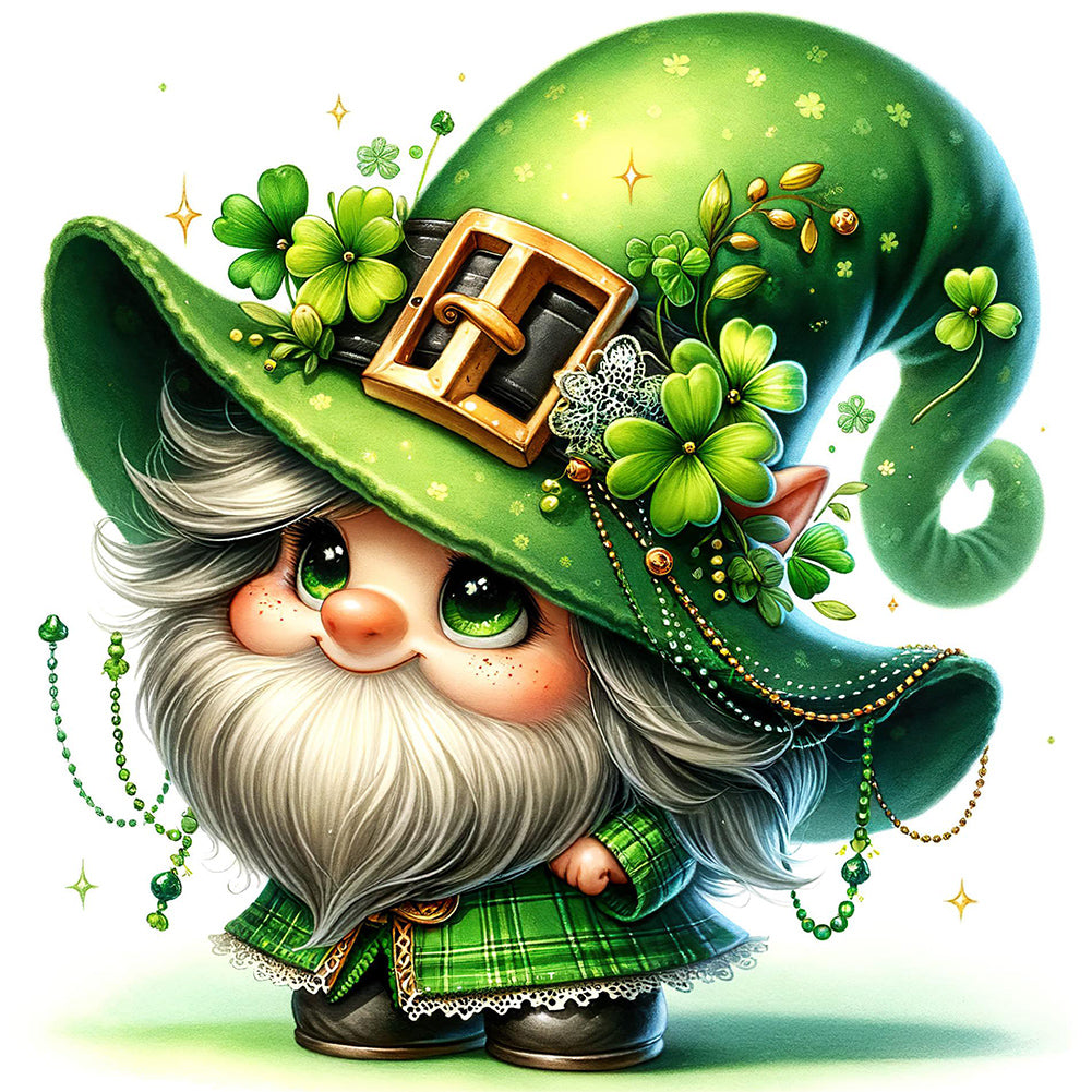 Diamond Painting - Full Round - Four-leaf clover spirit (30*30CM)