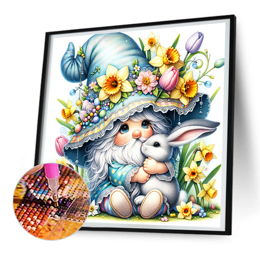 Diamond Painting - Full Round - easter gnome (30*30CM)