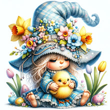 Load image into Gallery viewer, Diamond Painting - Full Round - easter gnome (30*30CM)
