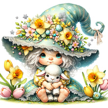 Load image into Gallery viewer, Diamond Painting - Full Round - easter gnome (30*30CM)
