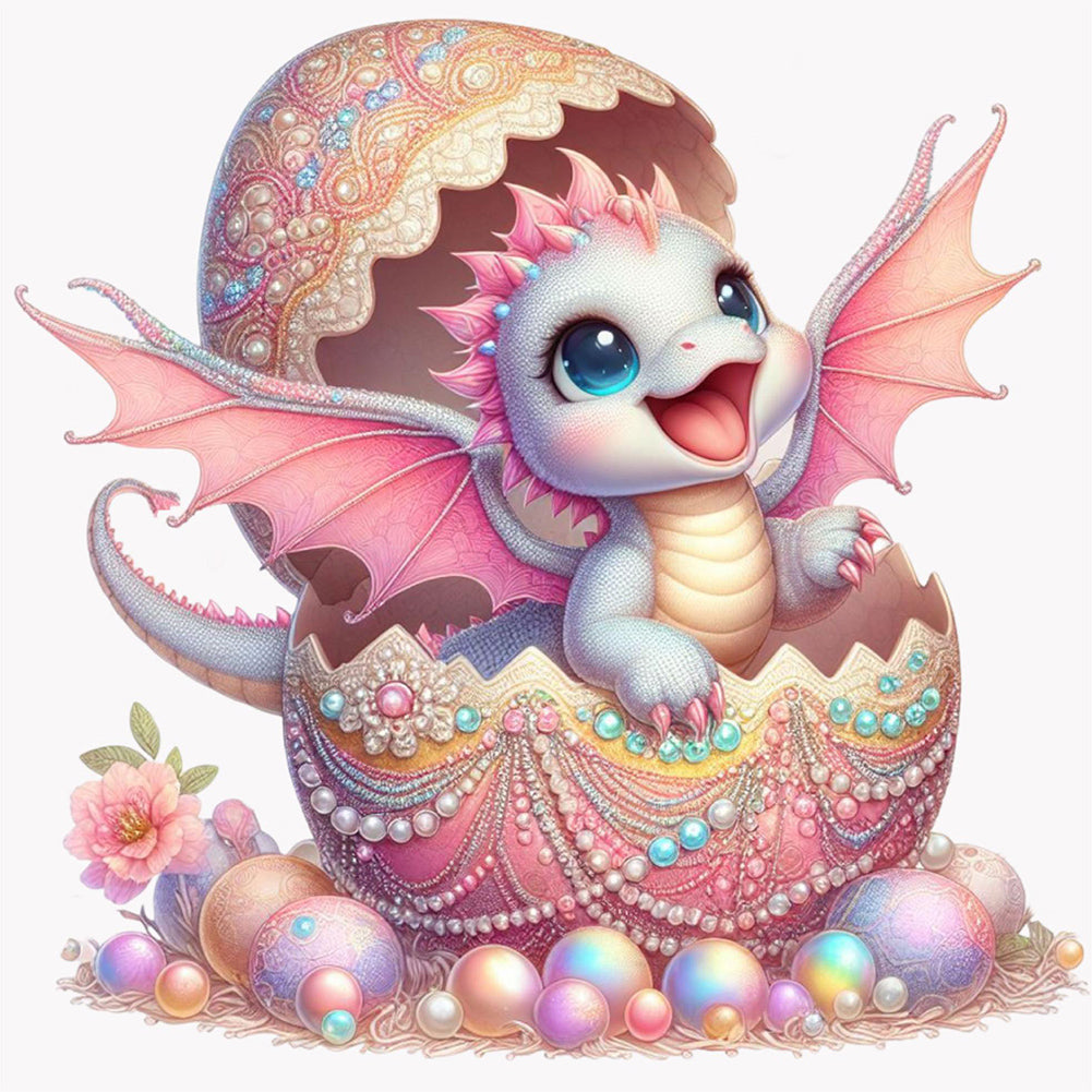 Diamond Painting - Full Round - Gem Dinosaur Egg (30*30CM)