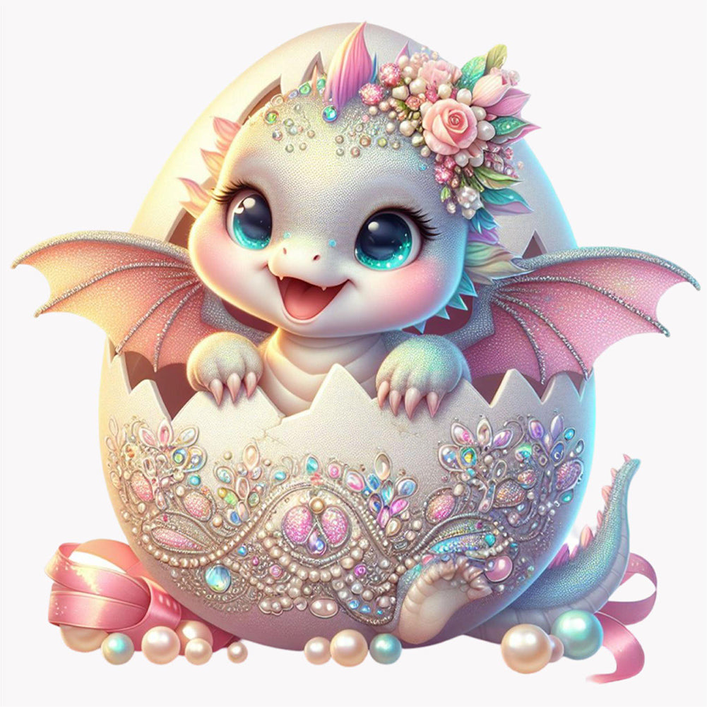 Diamond Painting - Full Round - Gem Dinosaur Egg (30*30CM)