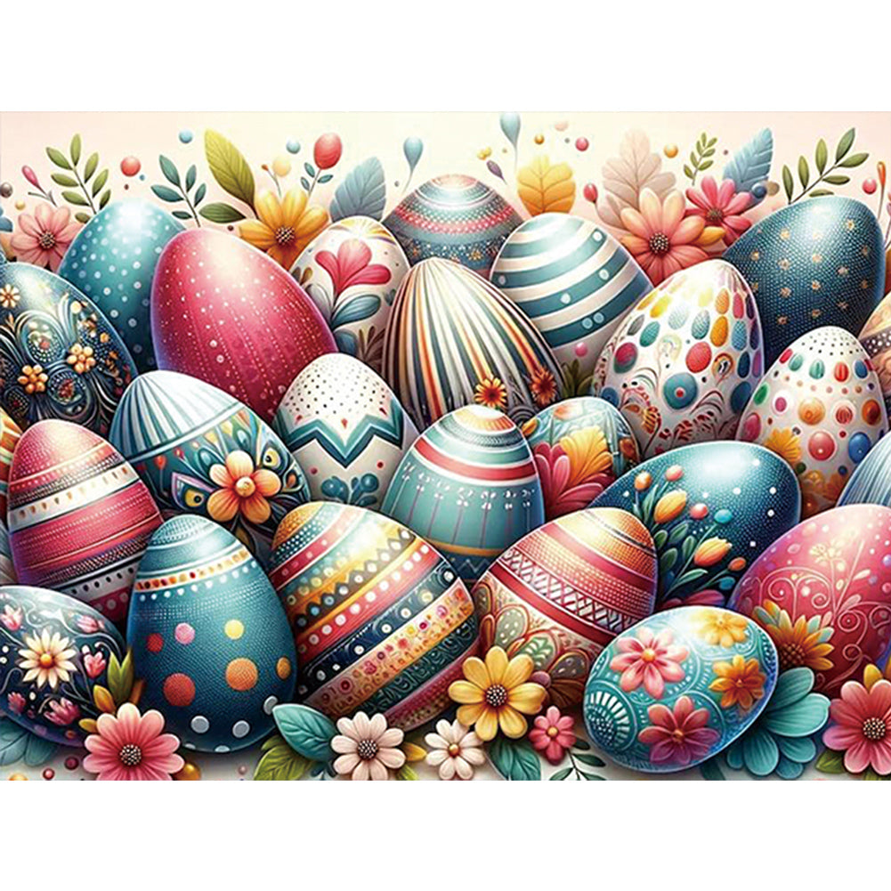 Diamond Painting - Full Round - Easter Egg (40*30CM)