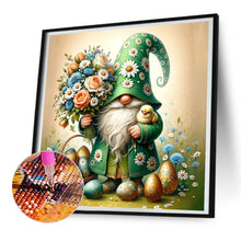 Load image into Gallery viewer, Diamond Painting - Full Round - easter flower gnome (30*30CM)
