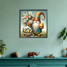 Load image into Gallery viewer, Diamond Painting - Full Round - easter flower gnome (30*30CM)
