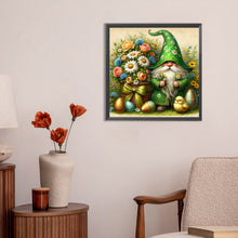 Load image into Gallery viewer, Diamond Painting - Full Round - easter flower gnome (30*30CM)
