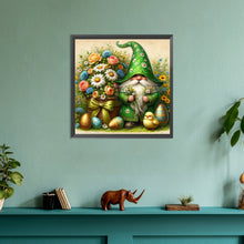 Load image into Gallery viewer, Diamond Painting - Full Round - easter flower gnome (30*30CM)
