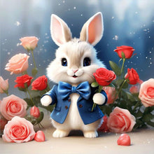 Load image into Gallery viewer, Diamond Painting - Full Round - flower bunny (30*30CM)
