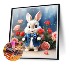 Load image into Gallery viewer, Diamond Painting - Full Round - flower bunny (30*30CM)

