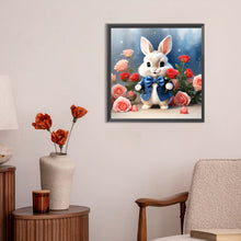 Load image into Gallery viewer, Diamond Painting - Full Round - flower bunny (30*30CM)
