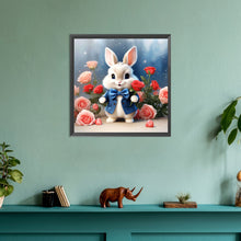 Load image into Gallery viewer, Diamond Painting - Full Round - flower bunny (30*30CM)
