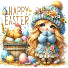 Load image into Gallery viewer, Diamond Painting - Full Round - easter gnome (30*30CM)
