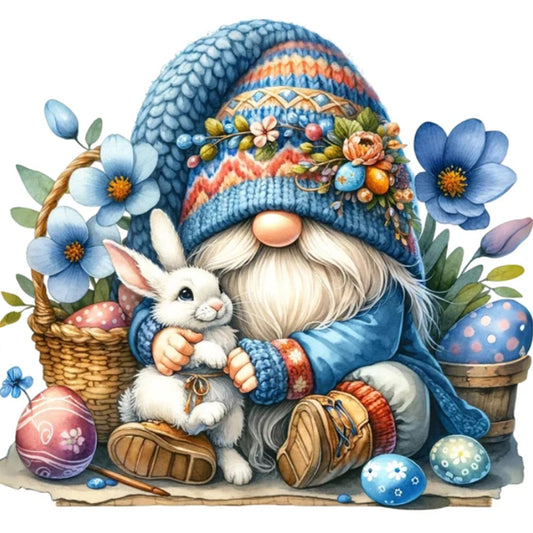 Diamond Painting - Full Round - easter gnome (30*30CM)