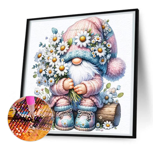 Diamond Painting - Full Round - easter gnome (30*30CM)