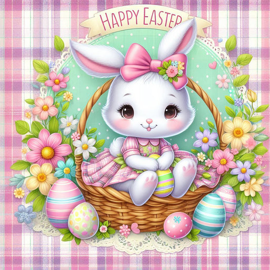 Diamond Painting - Full Round - easter bunny (30*30CM)