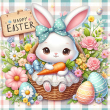 Load image into Gallery viewer, Diamond Painting - Full Round - easter bunny (30*30CM)
