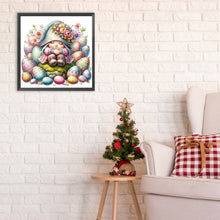 Load image into Gallery viewer, Diamond Painting - Full Round - Goblin girl on Easter egg (30*30CM)
