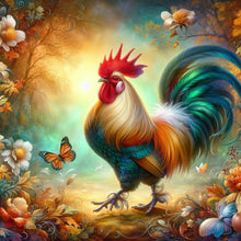 Load image into Gallery viewer, Diamond Painting - Full Round - outdoor cock (30*30CM)
