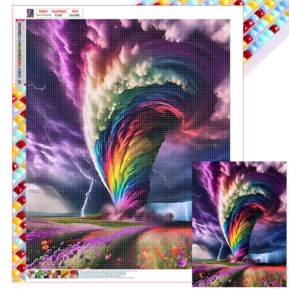 Diamond Painting - Full Square - colorful clouds (50*60CM)