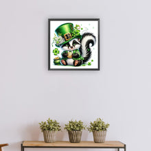 Load image into Gallery viewer, Diamond Painting - Full Round - Lucky skunk and gold coins (30*30CM)
