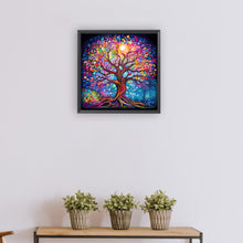 Load image into Gallery viewer, Diamond Painting - Full Round - colorful tree of life (30*30CM)
