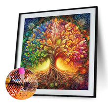Load image into Gallery viewer, Diamond Painting - Full Round - colorful world tree of life (30*30CM)
