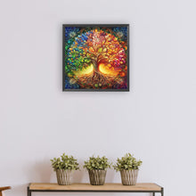 Load image into Gallery viewer, Diamond Painting - Full Round - colorful world tree of life (30*30CM)
