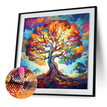 Load image into Gallery viewer, Diamond Painting - Full Round - Colorful tree of life on the plain (30*30CM)
