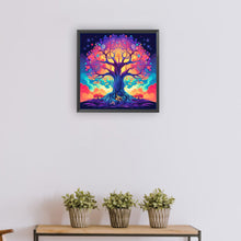 Load image into Gallery viewer, Diamond Painting - Full Round - Magic colorful tree of life (30*30CM)
