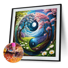 Load image into Gallery viewer, Diamond Painting - Full Round - Spring tree yin and yang diagram (30*30CM)
