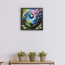 Load image into Gallery viewer, Diamond Painting - Full Round - Spring tree yin and yang diagram (30*30CM)

