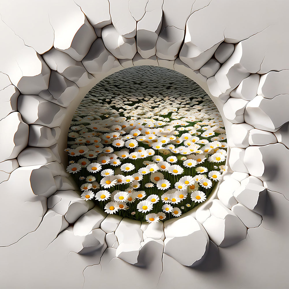 Diamond Painting - Full Round - garden outside wall (30*30CM)