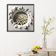 Load image into Gallery viewer, Diamond Painting - Full Round - garden outside wall (30*30CM)
