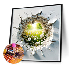 Load image into Gallery viewer, Diamond Painting - Full Round - garden outside wall (30*30CM)
