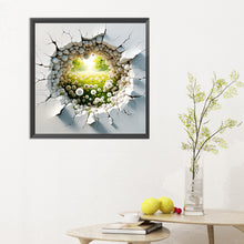 Load image into Gallery viewer, Diamond Painting - Full Round - garden outside wall (30*30CM)
