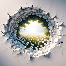 Load image into Gallery viewer, Diamond Painting - Full Round - garden outside wall (30*30CM)
