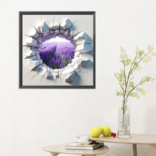 Load image into Gallery viewer, Diamond Painting - Full Round - garden outside wall (30*30CM)
