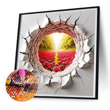 Load image into Gallery viewer, Diamond Painting - Full Round - garden outside wall (30*30CM)
