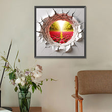 Load image into Gallery viewer, Diamond Painting - Full Round - garden outside wall (30*30CM)
