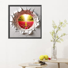 Load image into Gallery viewer, Diamond Painting - Full Round - garden outside wall (30*30CM)
