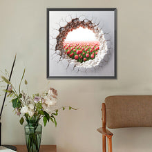 Load image into Gallery viewer, Diamond Painting - Full Round - garden outside wall (30*30CM)
