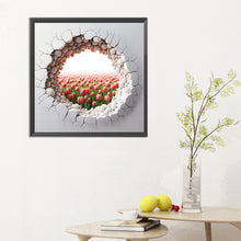 Load image into Gallery viewer, Diamond Painting - Full Round - garden outside wall (30*30CM)
