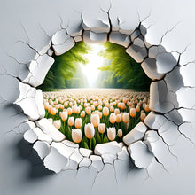 Load image into Gallery viewer, Diamond Painting - Full Round - garden outside wall (30*30CM)
