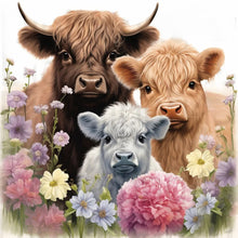 Load image into Gallery viewer, Diamond Painting - Full Round - Consuming cows and lambs (30*30CM)
