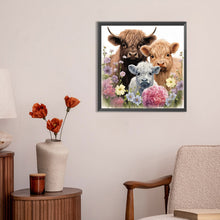 Load image into Gallery viewer, Diamond Painting - Full Round - Consuming cows and lambs (30*30CM)
