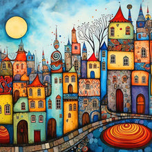 Load image into Gallery viewer, Diamond Painting - Full Round - color house (30*30CM)
