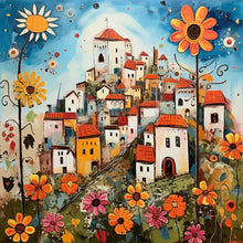 Load image into Gallery viewer, Diamond Painting - Full Round - color house (30*30CM)
