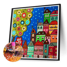 Load image into Gallery viewer, Diamond Painting - Full Round - color house (30*30CM)
