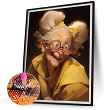 Load image into Gallery viewer, Diamond Painting - Full Round - Cute grandma (30*40CM)
