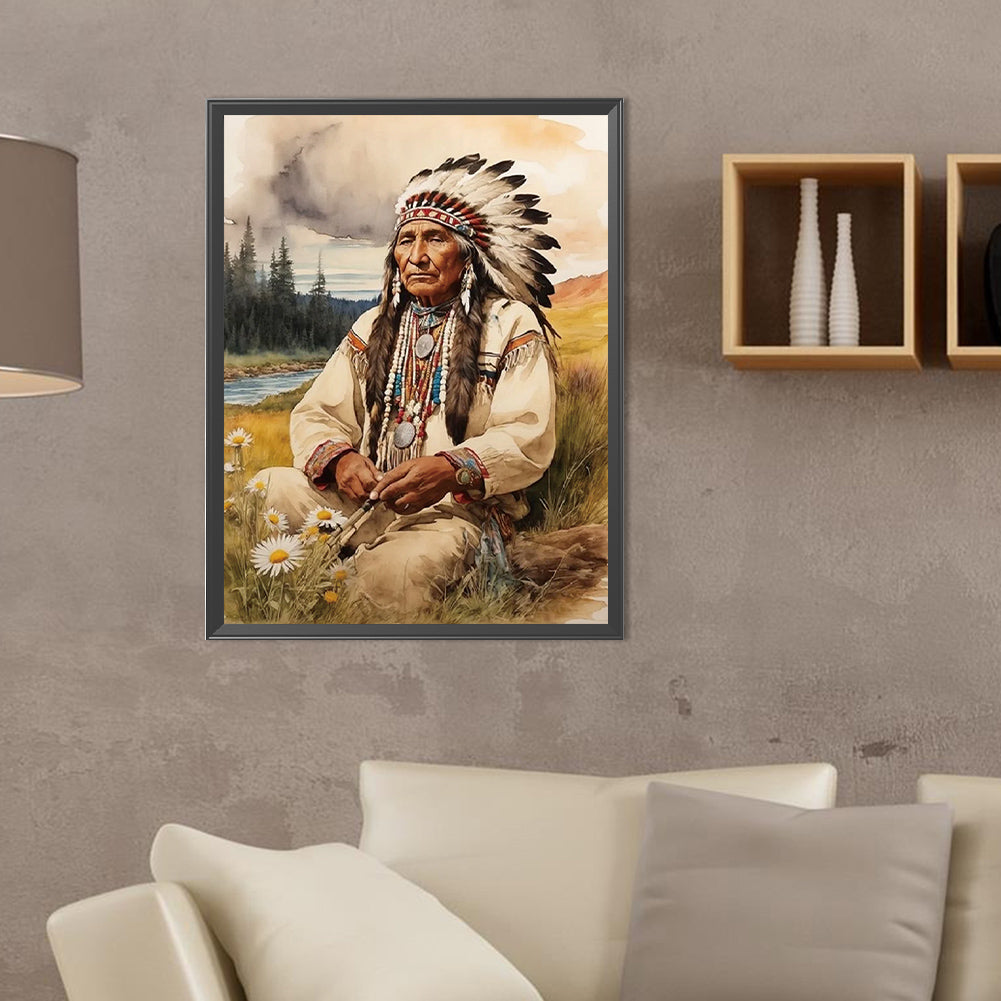 Diamond Painting - Full Round - indian (30*40CM)